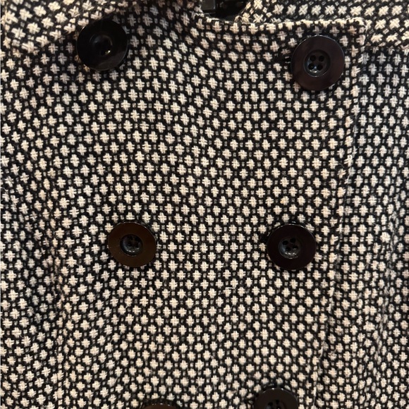 ‼️LADIES DEAL OF THE DAY‼️Charter Club Black and White Peacoat - Picture 3 of 8